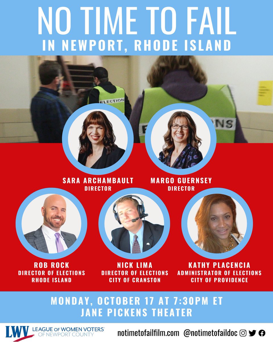 NoTimeToFailDoc's tweet photo. Newport, RI! We’ll see you tonight at 7:30 PM. Grab your tickets 🎟️ https://t.co/CH33krF2hT 🔗 https://t.co/o468R2IPw4