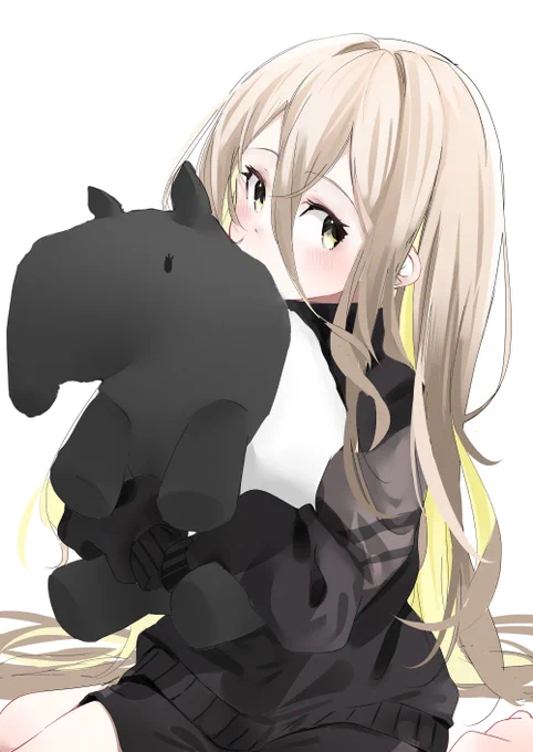 抱いてないと寝れない子 