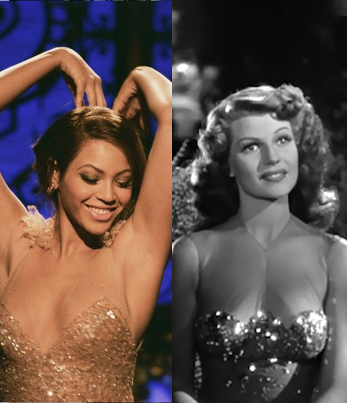 beyonce pink panther dress As the movie star/singer Xania in 