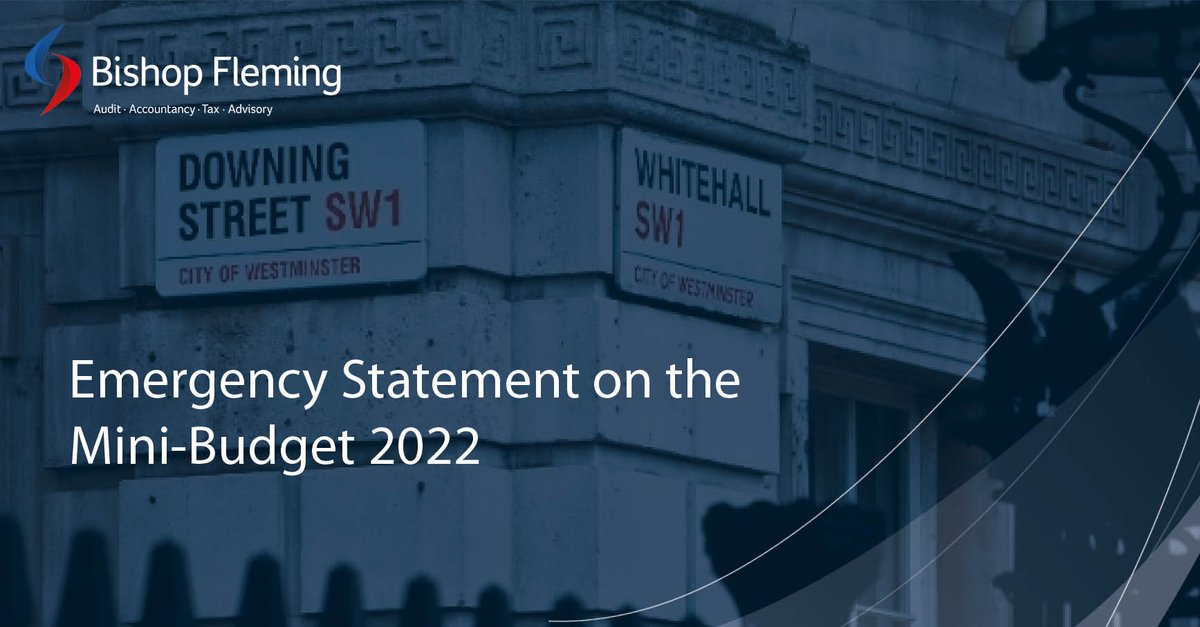 BishopFlemingUK's tweet photo. Newly appointed Chancellor Jeremy Hunt is fast-tracking announcements two weeks ahead of the Medium-Term #FiscalPlan.

Click here to see the key points from the Chancellor's morning statement: https://t.co/Dntvs67WXn 

#MiniBudget #CorporationTax #UTurn #energybills https://t.co/OeehuKQsRm