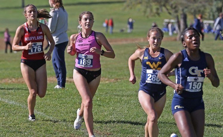 PennStateTFXC's tweet photo. The women’s team finished in 2nd place for the team title at the PSU National Open last Friday!

#WeAre #psuxc https://t.co/h1youD741f