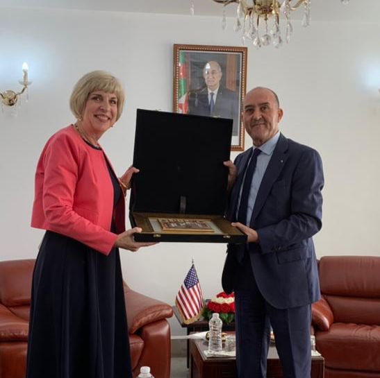 Enjoyed meeting with Transportation Minister Kamel Beldjoud to discuss opportunities for U.S.-Algeria cooperation. We agree that a direct flight between Algiers and NYC has vast potential for both the Algerian and U.S. economies and people. ✈️ #USinDZ #EconDZ