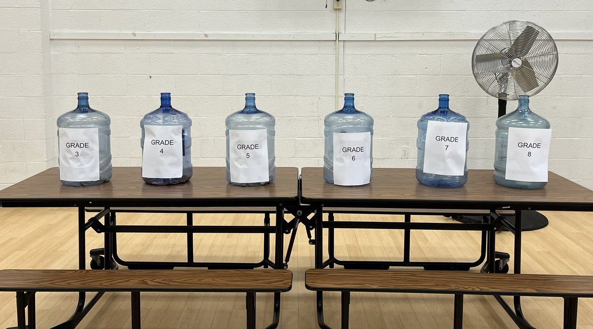 atsdstucouncil's tweet photo. The student council and NJHS students are sponsoring Penny Wars. This started today! Our containers at ATS already have some coins and bills! @atsdschools @AtsdNJHS #allamuchy https://t.co/v7zv5hWHfW