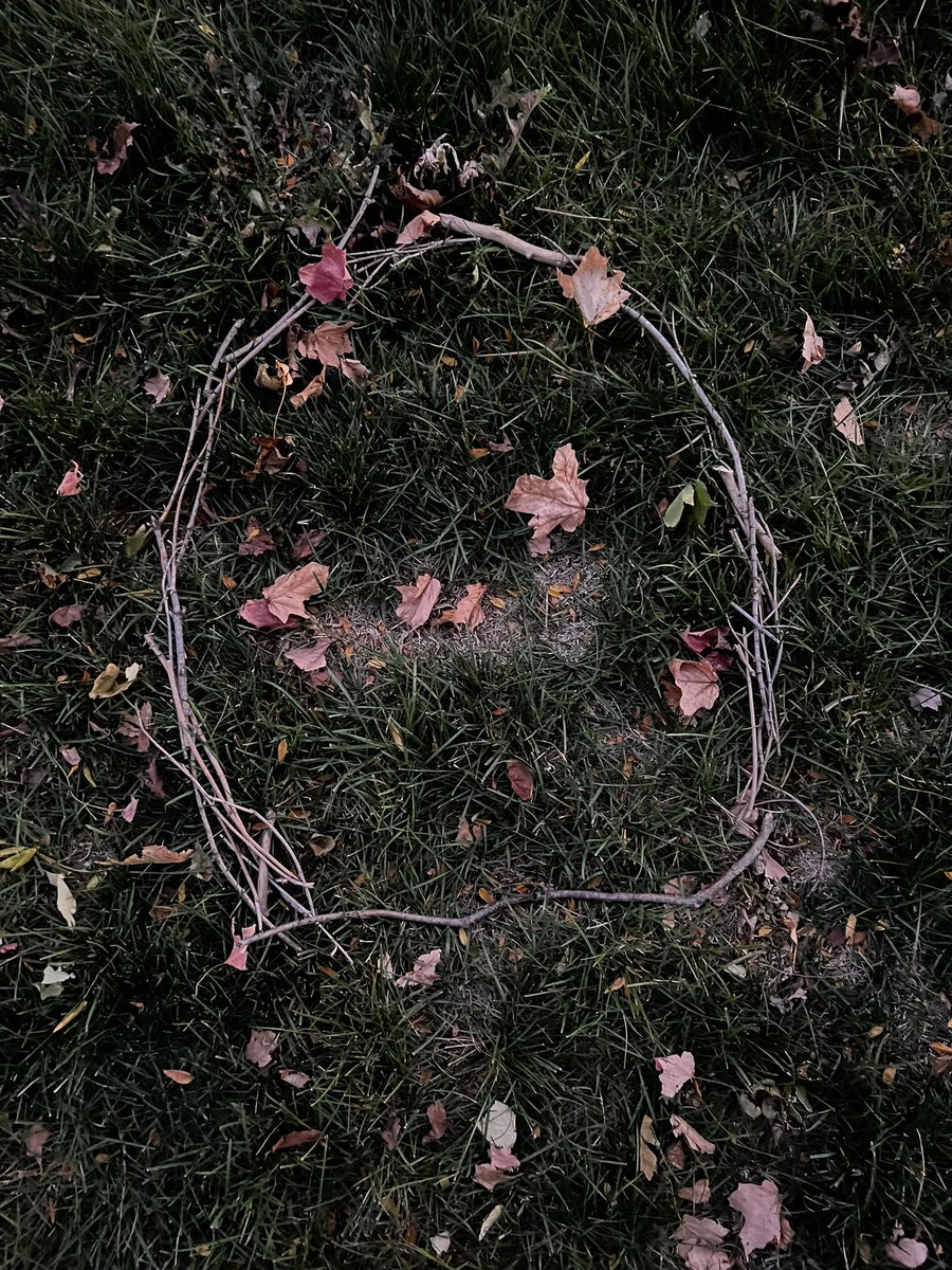 Hayyyyyyleeeee's tweet photo. My kids made this in the yard. Wtf?😬 https://t.co/K9QN9f152w