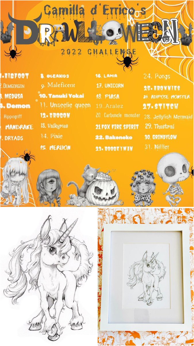 Helmetgirl's tweet photo. Bringing cuteness on the 17th Day of Drawlloween is The Unicorn🦄😍😉Post your artwork in any media you'd like to share with us. Plus if you love my drawing you can pick up a print on my shop or adopt the original 🥰 https://t.co/7Ff9wKA9Rt
#unicorn #cute #beautifuleyes #longlash https://t.co/VfLAhaREPa