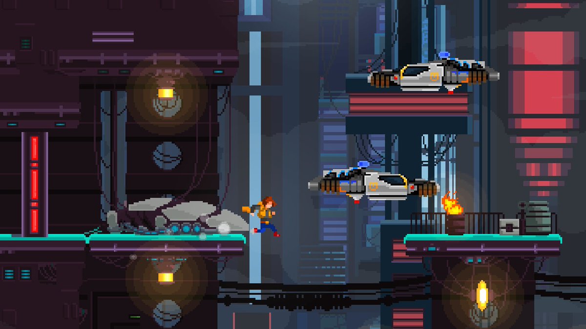 RatalaikaGames's tweet photo. We're pleased to announce that RUNOUT will be released this Friday (October 21st) on #PS4, #PS5, #Switch, and #Xbox!

A dynamic runner and platformer game with logical riddles in a futuristic setting!

🏃More info here: https://t.co/WELvMHCuNI https://t.co/TxoezZmloP