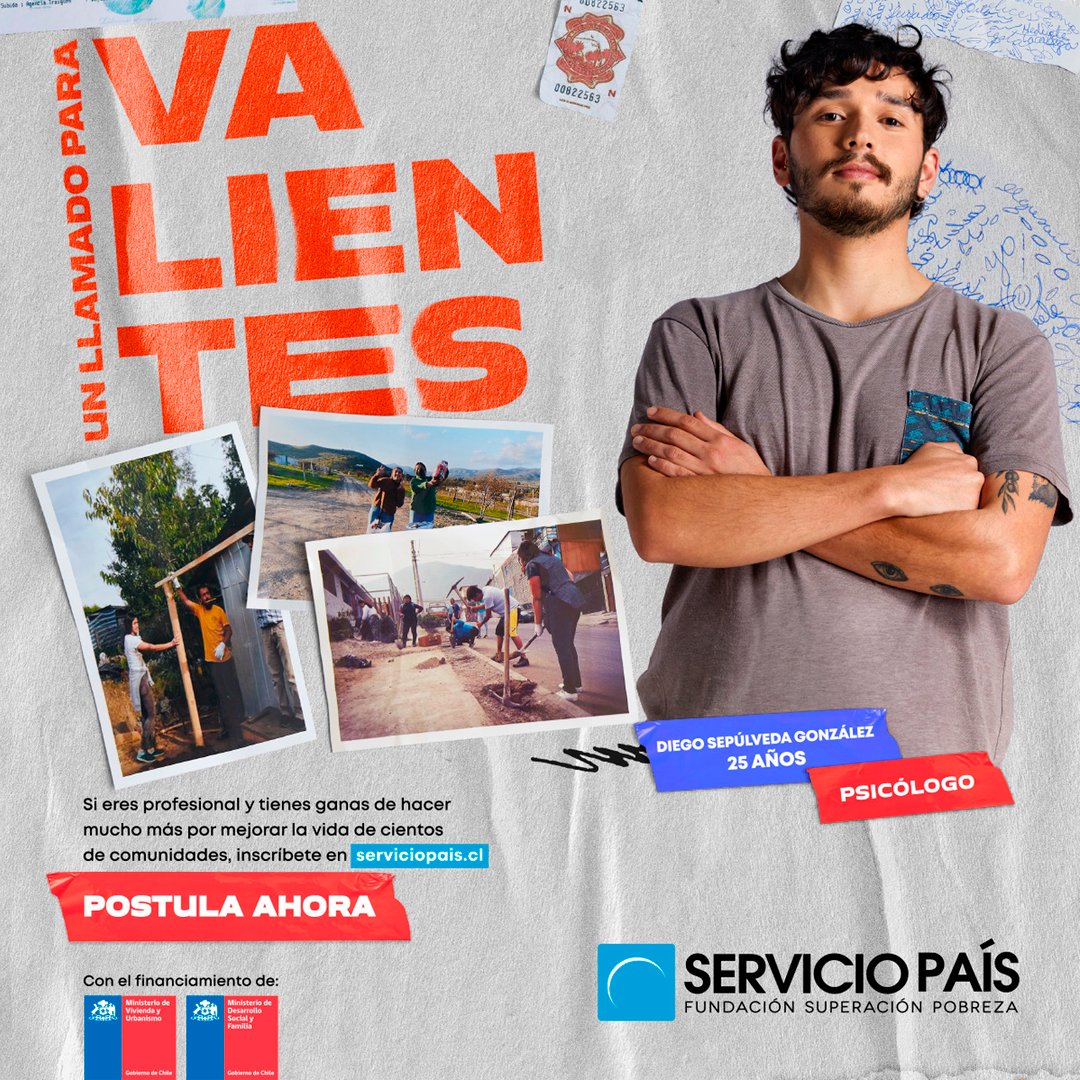 FSPdeCoquimbo's tweet photo. 📣 𝗘𝗦𝗧𝗘 𝗘𝗦 𝗨𝗡 𝗟𝗟𝗔𝗠𝗔𝗗𝗢 𝗣𝗔𝗥𝗔 𝗩𝗔𝗟𝗜𝗘𝗡𝗧𝗘𝗦💥 Si eres profesional, postula a SERVICIO PAÍS hasta el 31 de octubre en https://t.co/4mlQguX8B0

#ElCorajeNosMueve https://t.co/u6JyYsPQZN