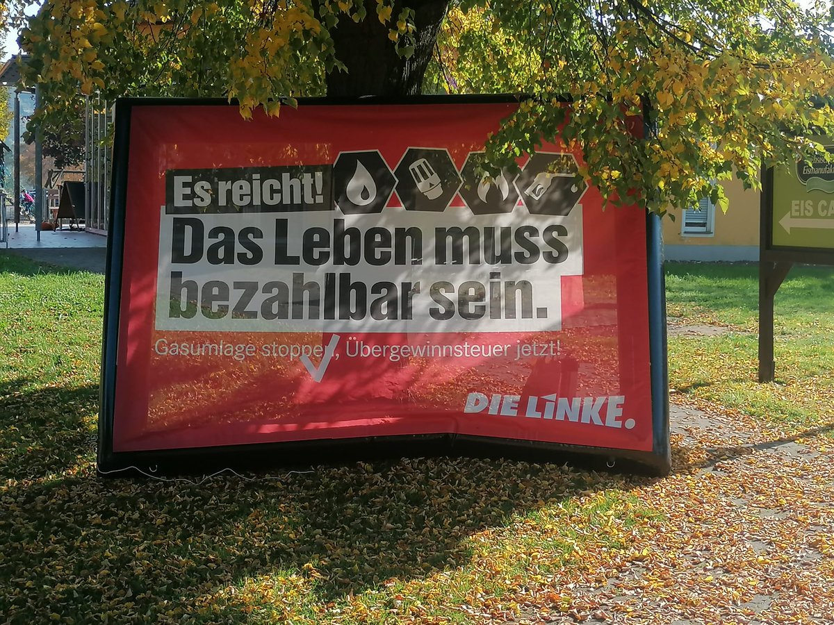 LinkeSOE's tweet photo. Tag 2 unserer Airframe-Tour führte uns heute nach #Königstein, #BadSchandau, #Rathen und #Wehlen. #energiepreiserunter #deckeldrauf https://t.co/wPtAqw0ebn