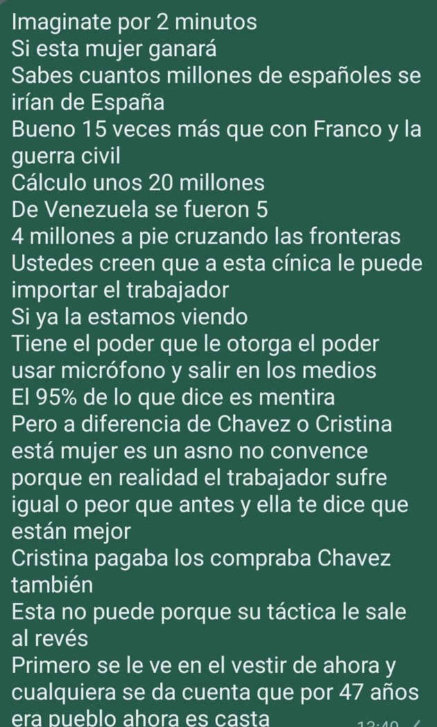 Si Yolanda Díaz llegará a ser presidente