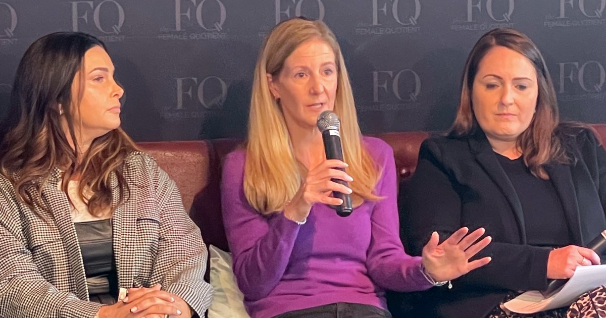 yahooads's tweet photo. “No one can check every box. I don’t want women to think they’re not good enough.” — some 🔥 from @JenWhelan1204 during this morning’s @femalequotient talk on creating paths for women in leadership. @advertisingweek is off to a great start! #AWNewYork https://t.co/Q4EVUHLs61