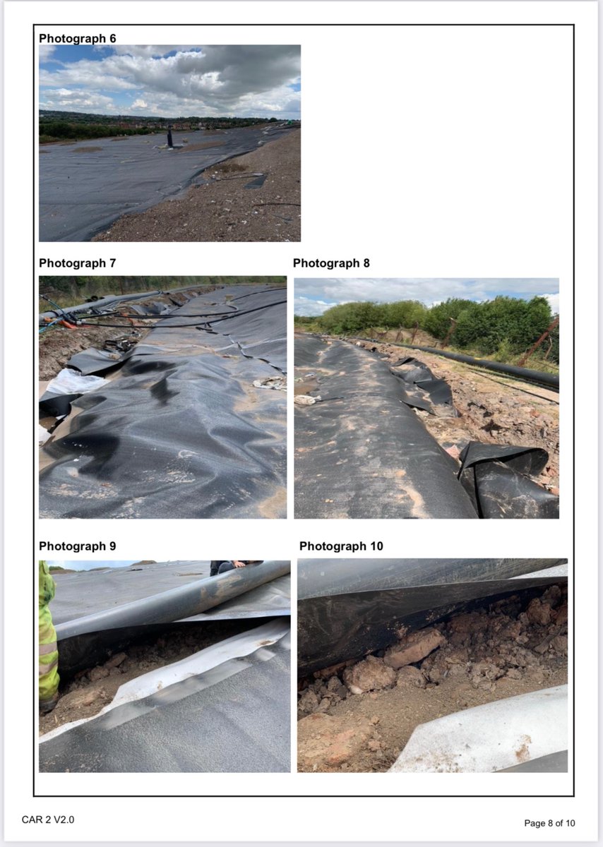 DrMickSalt's tweet photo. FURTHER BREACHES AT #WalleysQuarry (formerly @RedIndustries2). 

#StopTheStink have become aware of a further CCS C3 breach for failure to install the permanent capping in accordance with the CQA plan. 

Capping is vital to @EnvAgencyMids’ plan to CONTAIN, Capture &amp; Destroy H₂S. https://t.co/aSDJjk3Xnb