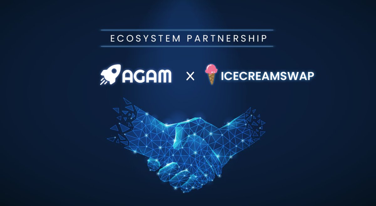 AgamFinance's tweet photo. New partnership with Icecreamswap!
Featuring special AMA section
Partnership Talks
Time: Wait for announcement
Join: https://t.co/rEoSCERUKD
#BITGERT #brisecommunity #BRISE #tokensale #AMA #yield #DApps #blockchain #DeFiProject #Rewards #shilling #amazingproject #AGAM https://t.co/SSC9Pvvsvp