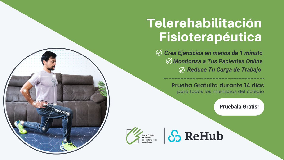 <a href="/Colfisio/">Colfisio</a> firma un acuerdo de colaboración con #Dycare para ofrecer #ReHub como herramienta de #telerehabilitacion

Dentro del acuerdo se incluye 100 licencias ReHub Pro Gratis! El plazo de inscripción se abre este 18 de Octubre a las 9.00 horas.
eu1.hubs.ly/H01YxL10