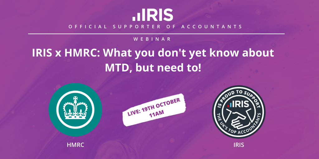 We're joined by <a href="/HMRCgovuk/">HM Revenue & Customs</a> on Wednesday 19th October at 11am to discuss the finer details of MTD, what you need to know, what to expect and when, and the latest updates from HMRC.

Book your place: bit.ly/3VzJgAQ

#Accountants