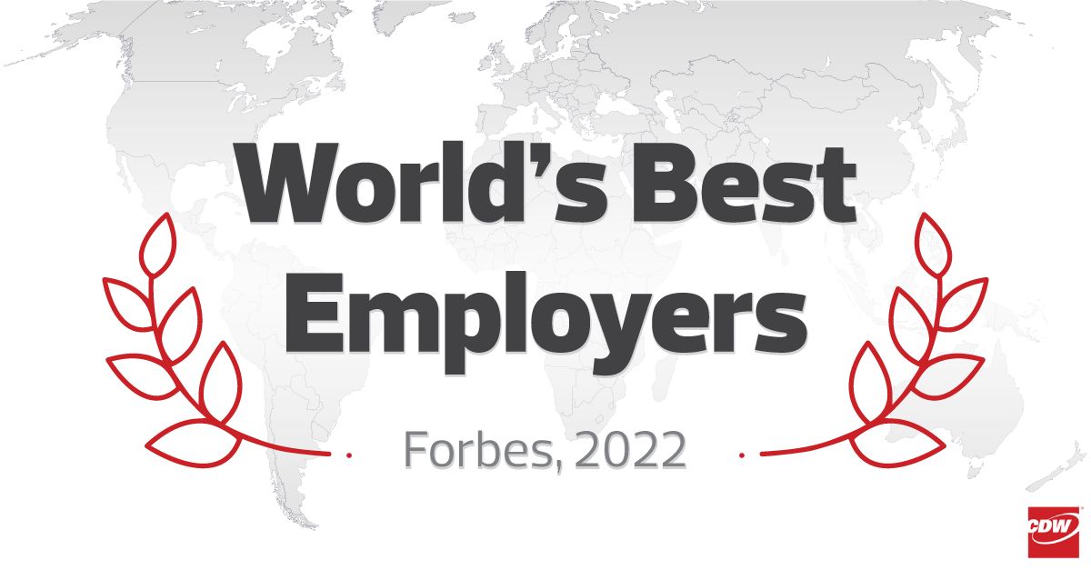CDW have been named on Forbes' list of the World's Best Employers for the second year in a row. 🎉

Read more here: hubs.ly/Q01pXKQz0

#WorkCulture #LifeAtCDW #ForbesBestEmployers