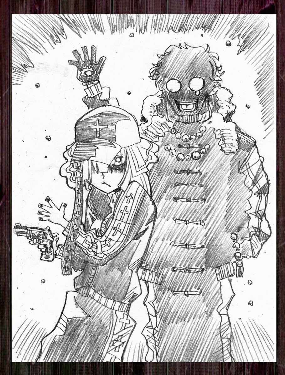 今更ながらクレアさんのドグマと力一さんの
シャンティ聞いたよ。

二人は戦わねばなるまいっ!
#描いたよクレアさん  #ジョー設展 