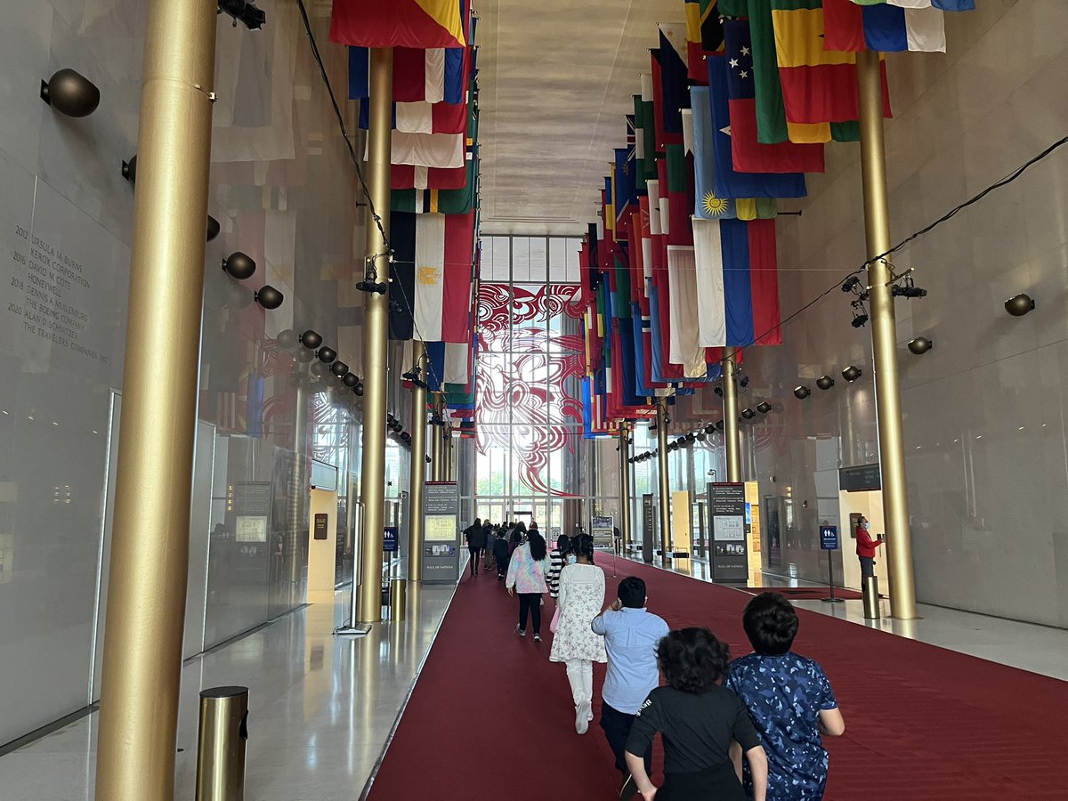 MsFosters3rd's tweet photo. We loved our visit at the @kencen! It was very neat to see the kids recognize the flags of their home countries! https://t.co/axVhK058TW