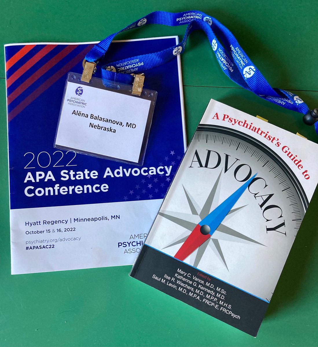 DrPsychMD's tweet photo. One of my #favorite parts of @APApsychiatric #APASAC22 was having my Psychiatrist’s Guide to #Advocacy signed by not 1 but 2 authors! 🤩
@SaulLevinMD & Dr. Kiki Kennedy are truly trailblazers! 💫
Should be REQUIRED READING for residents everywhere! 📖 https://t.co/QysOHH87y1