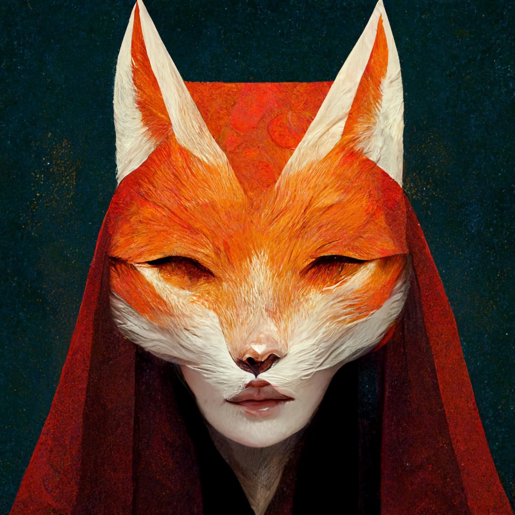 annapassionista's tweet photo. Presenting the AI art piece โI didโ ๐ I typed โfox queenโ ๐ฆ
Just blows my mind that it was created in just a few short moments ๐ฅ I feel like I might recreate it as a real painting on a canvas with oil paints cuz it gave me a lot of inspiration ๐จ
#AIart #AIartist #FoxQueen https://t.co/45WeZiZttZ