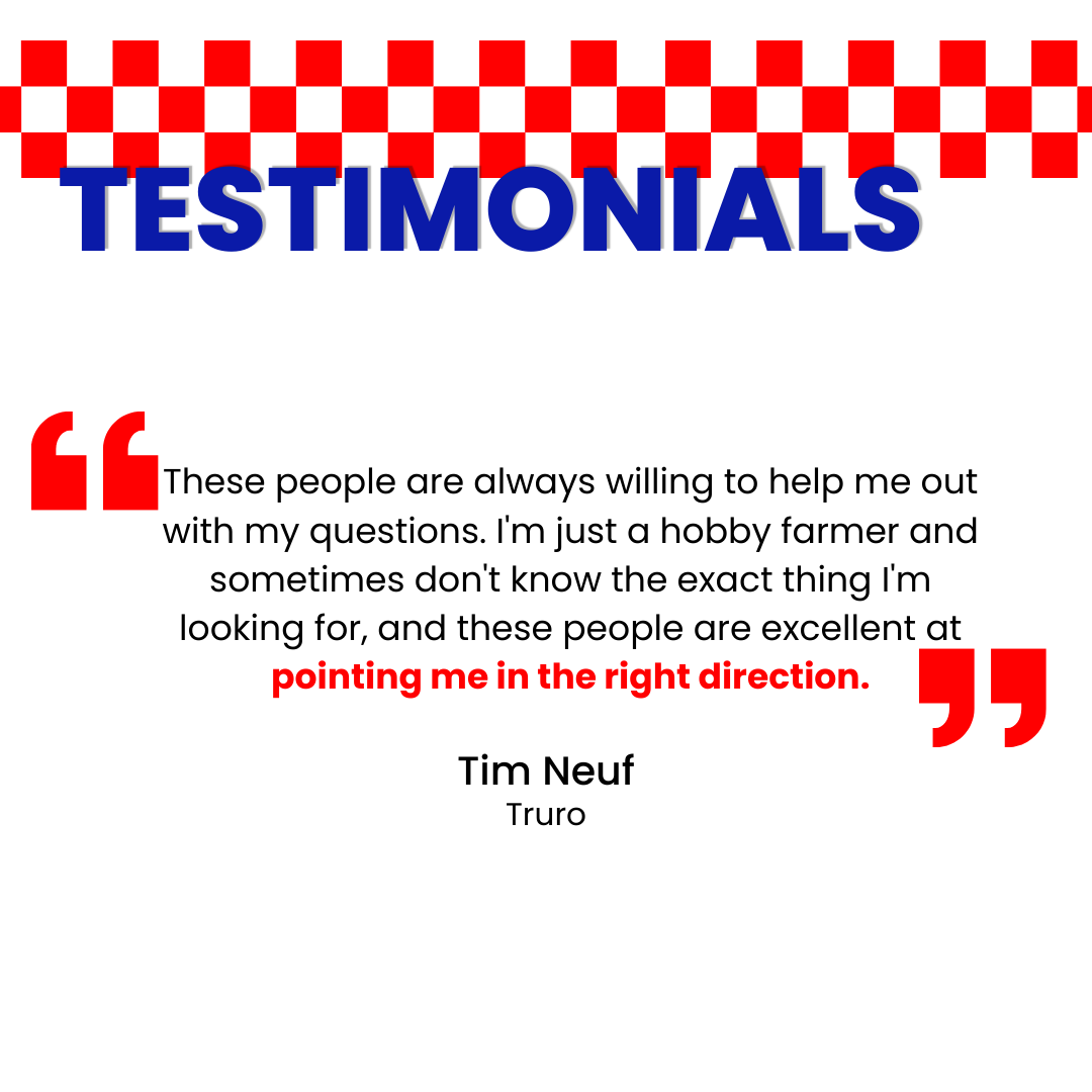 ClarenceFarm's tweet photo. It's our duty to our community to steer you in the right direction, no matter your skill level.

#NovaScotia #LocalFarm #NS #Autumn #Canada #ClarenceFarmService #ClarenceFarm #Local #Purina #PurinaCare #PurinaFeed https://t.co/XoKxDxFvgh