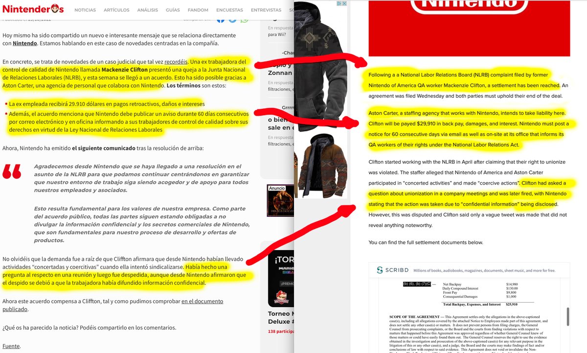 NinEverything's tweet image. Readers have brought it to our attention that Spanish site @Nintenderos continues to lift, use, and repurpose content from us in what has been happening for years at this point. This has been difficult to ignore with what has been sent our way this past week in particular.