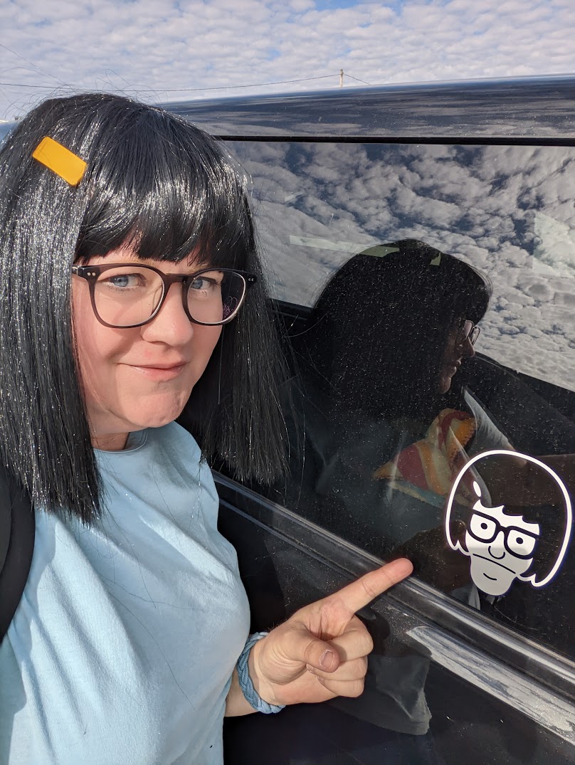 NicoleDenemy's tweet photo. We had such aBLAST as Tina Belcher and Beefsquatch at the @MotCityComicCon this year! We met so many @BobsBurgersFOX fans who loved our costumes! I even met my "sister" Louise at an artist booth! @lorenbouchard @kristenschaaled #DanMintz #mccc2022 #motorcitycomiccon2022 ππ https://t.co/WHXHKpZeAr