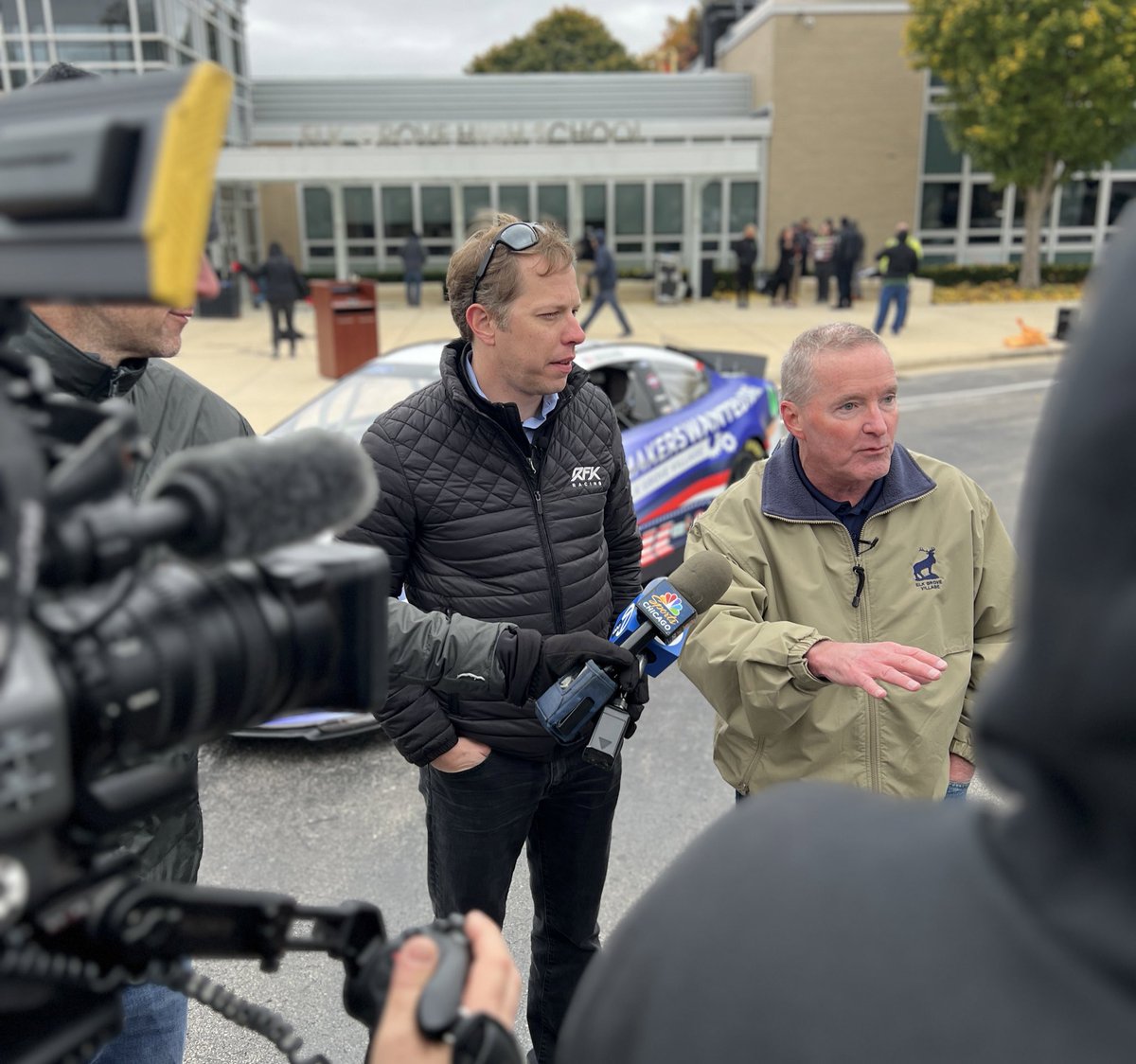 RFK Racing On Twitter Mayor Craig Johnson And keselowski Speaking To rfk-racing-on-twitter-mayor-craig-johnson-and-keselowski-speaking-to