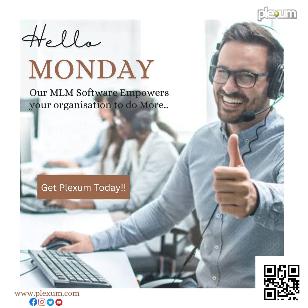 plexum's tweet photo. Dear Customers, Happy New Week! Stay Strong And Have A successful week Ahead.

From all of us at Plexum

Check us out today. 
https://t.co/gysiZLQ1vH 
#plexum #rapidmlm #buildmlm #mlmsoftware #mlm #multilevelmarketing #directselling #networkmarketing #mlmbusiness #mlmsuccess https://t.co/F4jxsbi1Dv