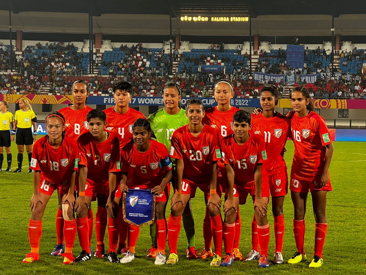 Kol_Football's tweet photo. India's #U17WWC campaign draws to a close with a 0-5 defeat against Brazil.
#BRAIND #BackTheBlue #ShePower #IndianFootball https://t.co/xwqeQyDtCx