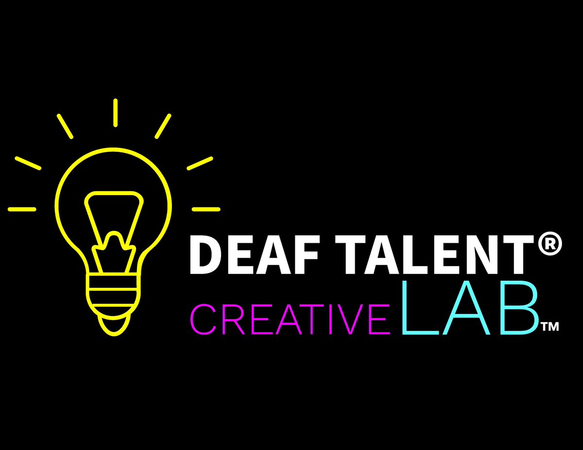 DeafShowRunner's tweet photo. Deaf Talent® Creative Lab™ is the first training & professional development initiative for BIPOC Deaf creatives and actors. Longer video. https://t.co/C1QIkw3ctz
https://t.co/37Swl0ohGh
#DeafTalentCreativeLab #DeafTalentLab #DeafTalent®️ #DTMEC #DeafinHollywood®️ #CreativeLab https://t.co/yVEcsrQgtl