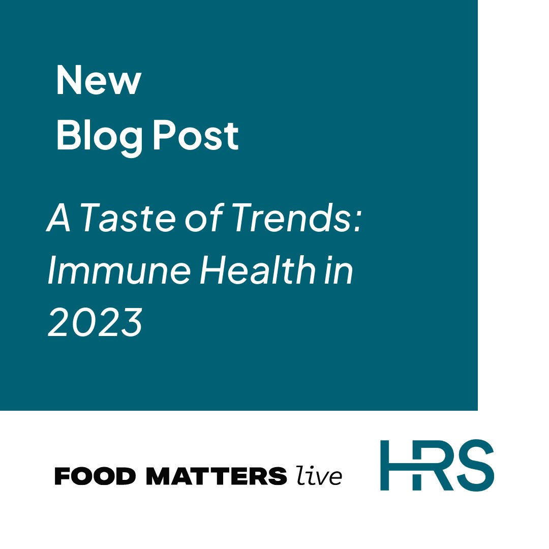 HRSComms's tweet photo. Last week, two of our placement students, Katie and Zainab, had the opportunity to attend a Food Matters Live Trends panel – A taste of trends: immune health in 2023, on behalf of HRS. Check out our blog to see what they learnt!

https://t.co/HTIrsBNdJF https://t.co/EpXlfejl5R