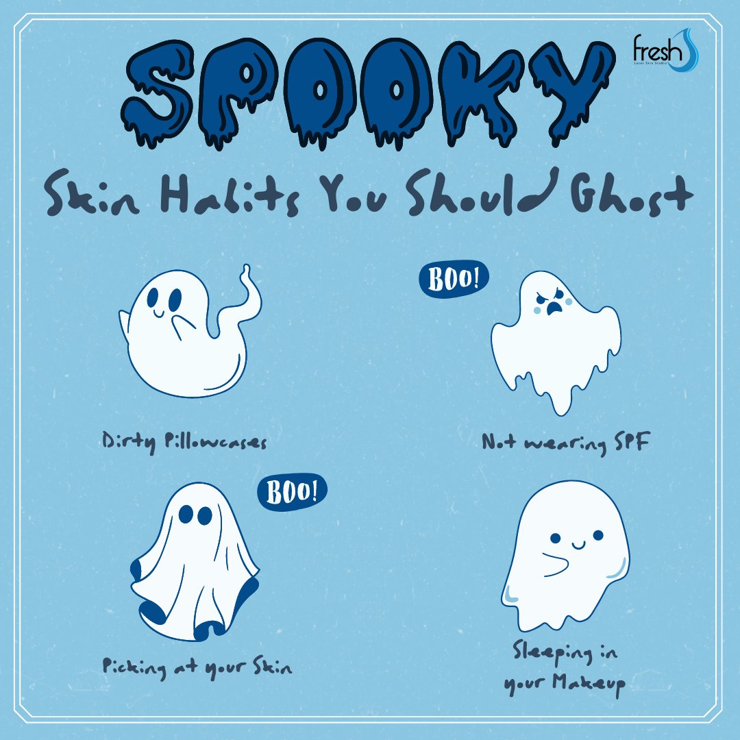 fresh_laser's tweet photo. #Acne doesn't have to be #scary! #Ghost these #skin habits to help clear #blemishes. For acne that just won't quit - book a consultation with us here in #YYC to find out how we can help! https://t.co/c995xvqRbX https://t.co/6UTkjnzVC9