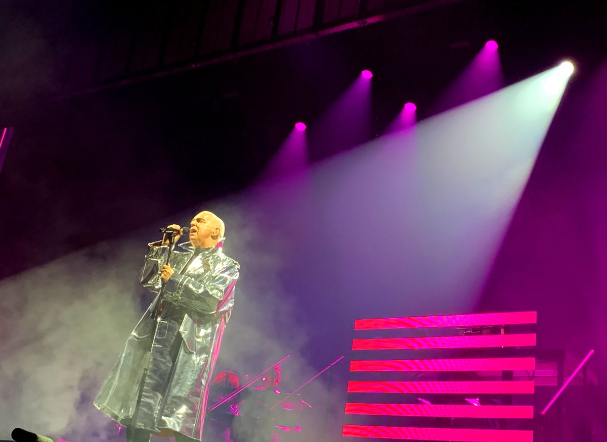 mike_maas's tweet photo. Ultimate @petshopboys show of the #UnityTour.  What fun! Thank you to Neil, Chris, Clare, Afrika, Simon, and the crew! Another thank you to @pauloakenfold for gluing it together. It was well worth the wait @Lowetennant. https://t.co/1TTxIjoub3