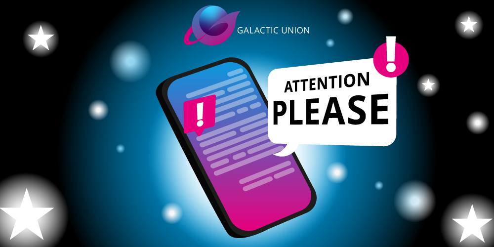 Attention
 🏁Unlocking of GU coins will happen according to the schedule!
 📌If you have not fulfilled the condition of the airdrop bot (at the time of unlocking you are not subscribed to our social networks), then unlocking will not happen!

#GalacticUnion #Polygon 
#Airdrop