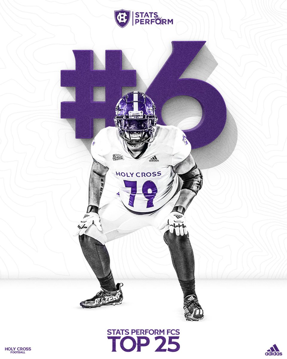 HCrossFB's tweet photo. Up one spot in this week's @FCS_STATS poll ⬆

#GoCrossGo https://t.co/Z933L8hip5