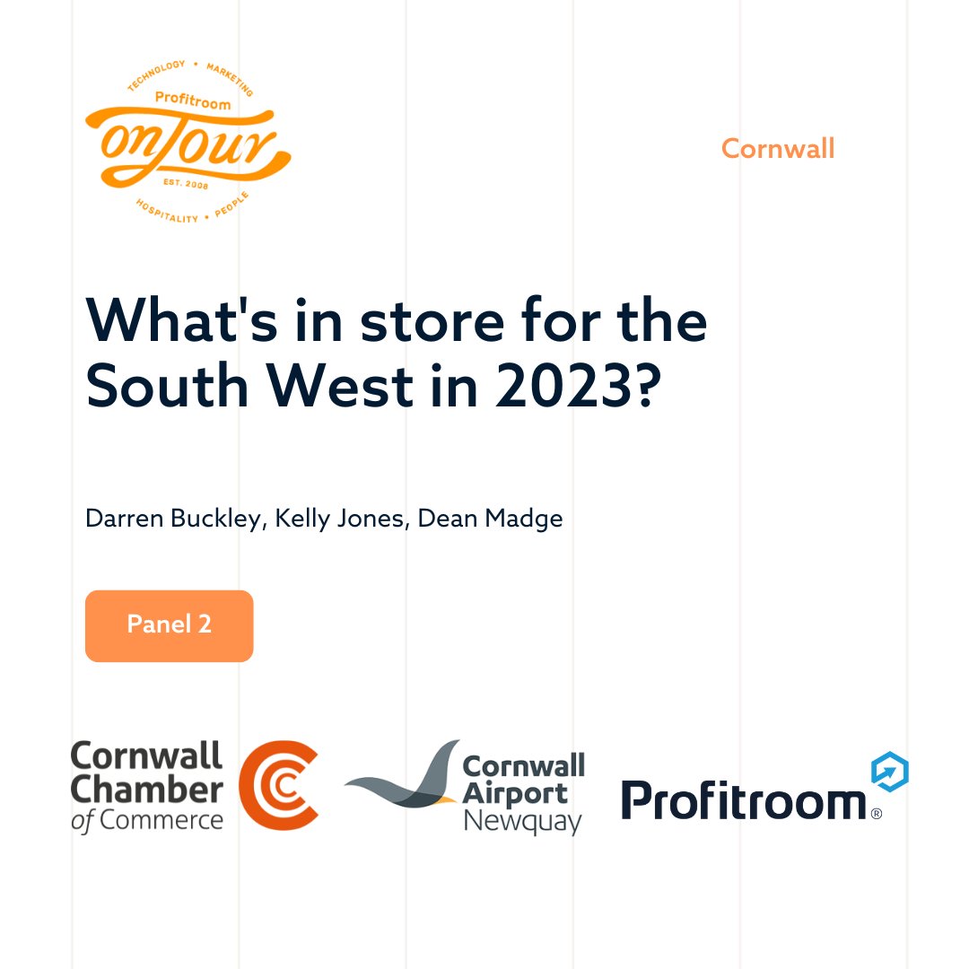 What does 2023 have in store for tourism in the #SouthWest? 

Darren, Kelly and our very own Dean Madge will be discussing the trends in store for the region as part of our ‘forward thinking’ #panel next week.

Spots are limited so register your interest: bit.ly/3T9JmNo