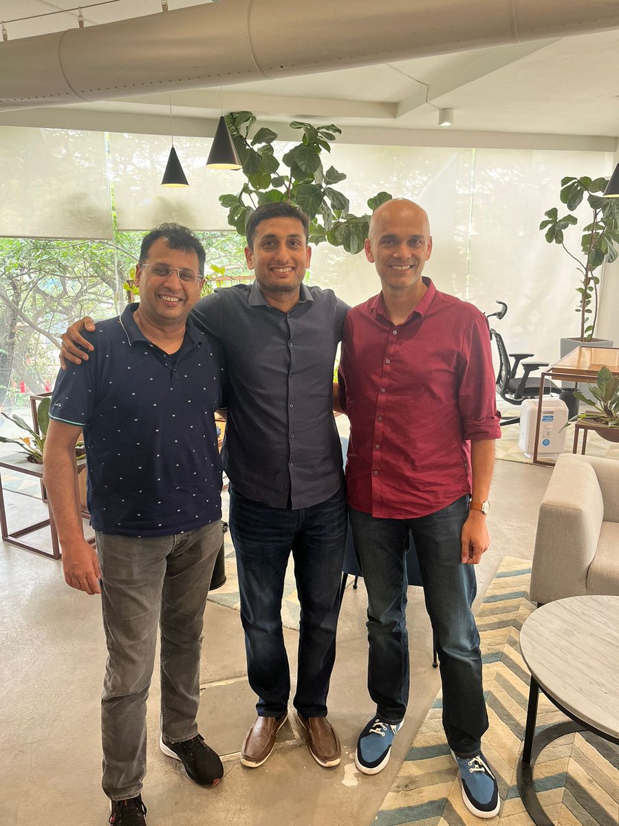 It was a privilege partnering with you <a href="/rishikulkarni/">Rishi Kulkarni</a> and <a href="/TweetSamG/">Sameer Goel</a> over the past 4 years. Learnt a lot from you about hustle and humility. Great to see you last week in Bangalore. Also thanking ^Anuj Bhargava who leads Lightspeed's corp dev team in India and SE Asia. 🙏🏽 🙏🏽