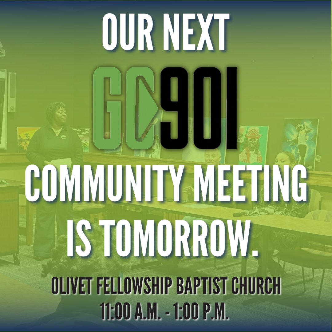 RideMATA's tweet photo. Join us tomorrow at Olivet Fellowship Baptist Church from 11-1 for our Go 901 community meeting. Come to learn about our fare policies, new pay systems, and much more! Hope to see you there! #Go901
#Go901 #rideMATA #Memphistransit #MATAmemphis #MATA #memphis #publictransit https://t.co/FGvYntJid0