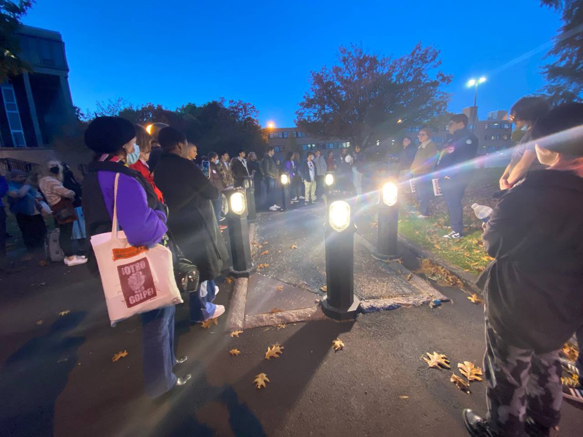 NewSDS's tweet photo. We also had the pleasure of getting an enlightening tour regarding activism at Kent State and a detailed overview of the Kent State Massacre by @KentStateSDS
This was an event that defined a generation & SDSers will truly never forget!
#RememberKentState https://t.co/YGP15VqS4O