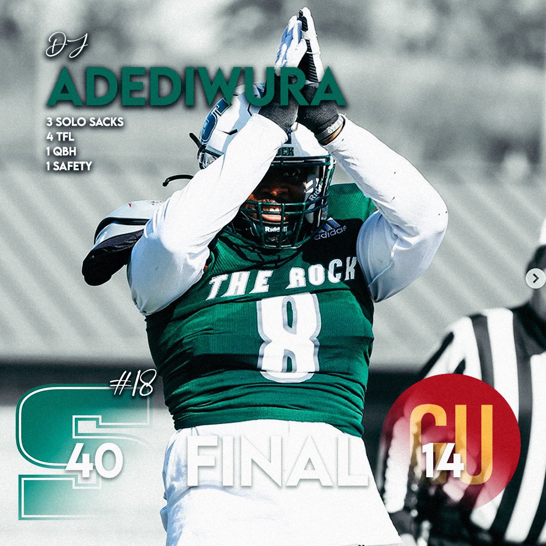 SRURockFB's tweet photo. Final from Saturday’s win! https://t.co/B0Y89v5m0V