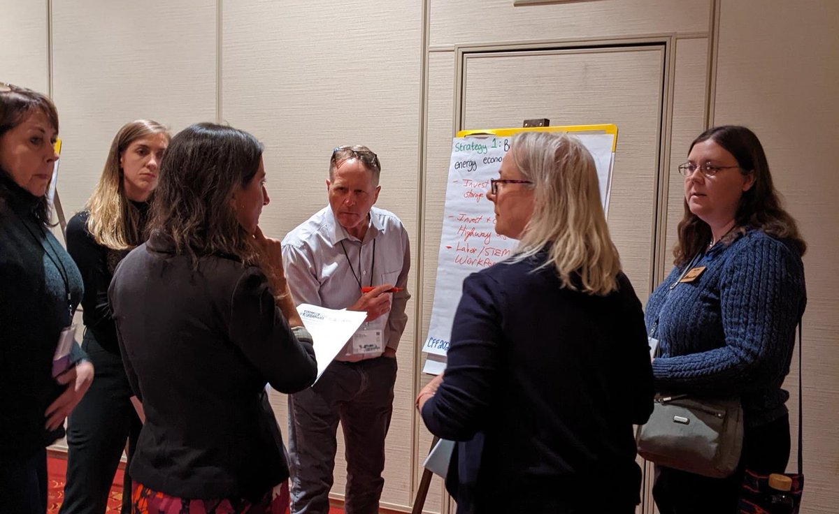 WASAL's tweet photo. Participants explore workforce development, climate smart agriculture and other climate change solutions in the Green Jobs and the New Economy track

#ClimateFastForward https://t.co/zh6uNq2XV4