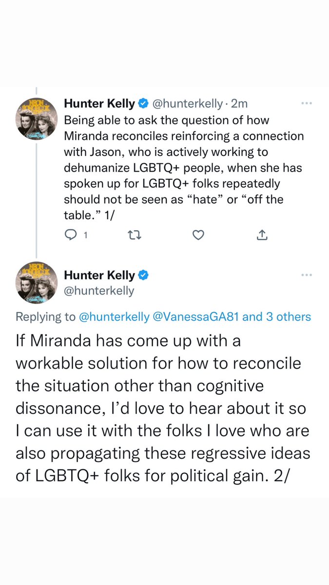 hunterkelly's tweet photo. Went through lots of feelings about @mirandalambert showing up at Jason Aldean’s show this past weekend. Here’s my thought after lots of journaling and long conversations with those in and out of queer community. https://t.co/DeuKrLDdgS
