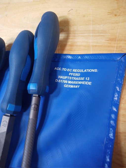 I felt I graduated to new files (king of all metal working tools IMHO) not Grobet but better than my