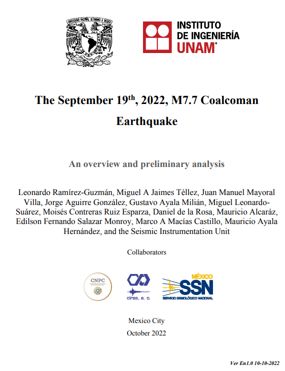 SismicaUnam's tweet photo. An overview and preliminary analysis of the September 19th, 2022, M7.7 Coalcoman Earthquake. https://t.co/gjZA2pxE0n https://t.co/PDhLGqy3Tm