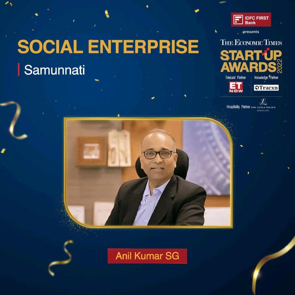 #Throwback | Here is the glimpse of the 2020 #ETStartupAwards 

Samunnati was recognised as the best social enterprise.

#OpenAgriNetwork #ETSA #EconomicTimesStartupAward