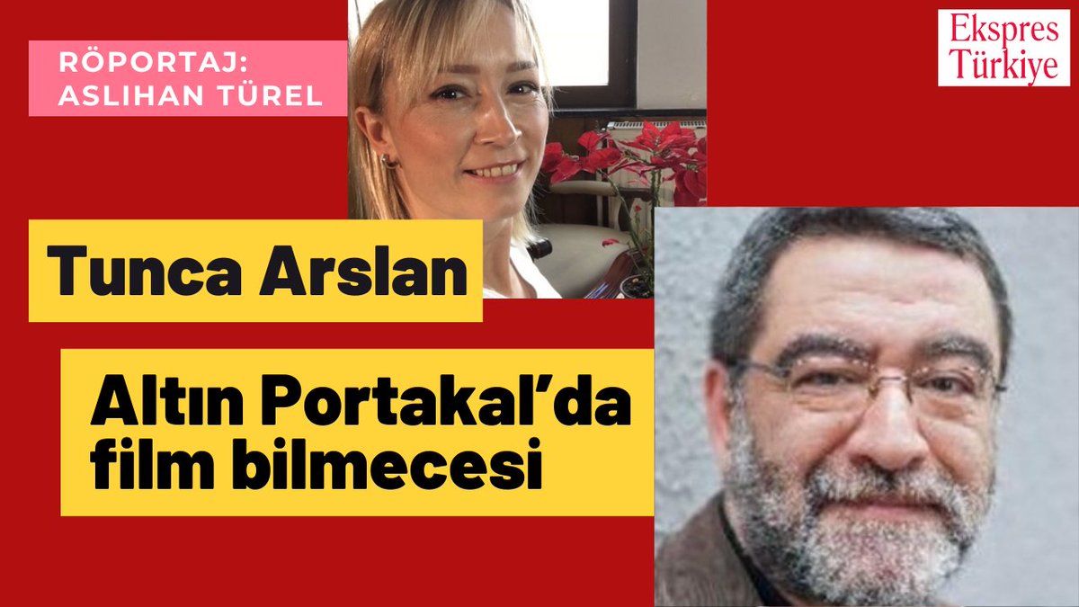 📌 Altın Portakal'da film bilmecesi.

📌 Yönetmenlerden açıklama bekleniyor.

📌 "Türkiye'de politik film yok."

📌 "Sinema salonları, nostalji olacak."

Eleştirmen - yazar <a href="/TuncaArslan/">Tunca Arslan</a> ile Altın Portakal'da yaşanan süreci ve günümüz sinemasını konuştuk

youtu.be/ok4ihoa3TIk