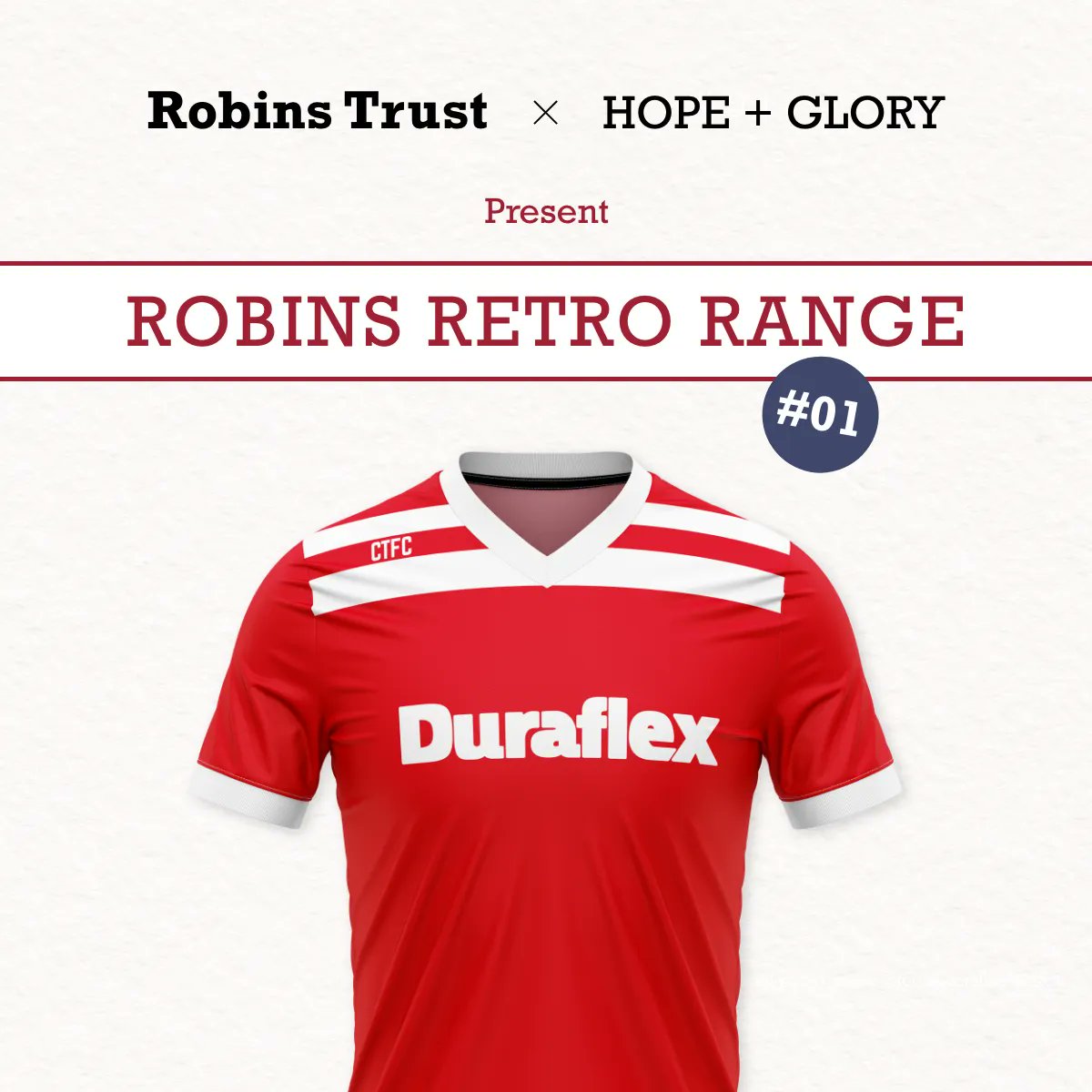 robinstrust's tweet photo. If youโve not already seen, today we launched the Robins Retro Range, kicking off with the 86-88 home shirt.
Grab yours here; https://t.co/8898b1uoyG
Members of the Robins Trust get a 15% discount.
#CTFC #RetroRobins https://t.co/D4O7WMtkl0