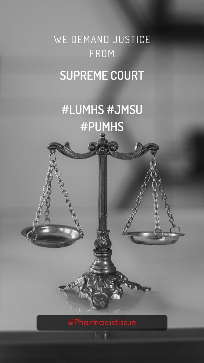 Sehar_02's tweet photo. #Pharmacistissue
.
#JSMU #IPS #LUMHS #PUMHS @ImranKhanPTI @ImranRiazKhan @iqrarulhassan @khalidNawazKh18 @PTIofficial @KarachiJamaat @jipublicaid @RwandaNPC @MJibranNasir @ArifAlvi @AzraPechuho https://t.co/LRL6qdInwP