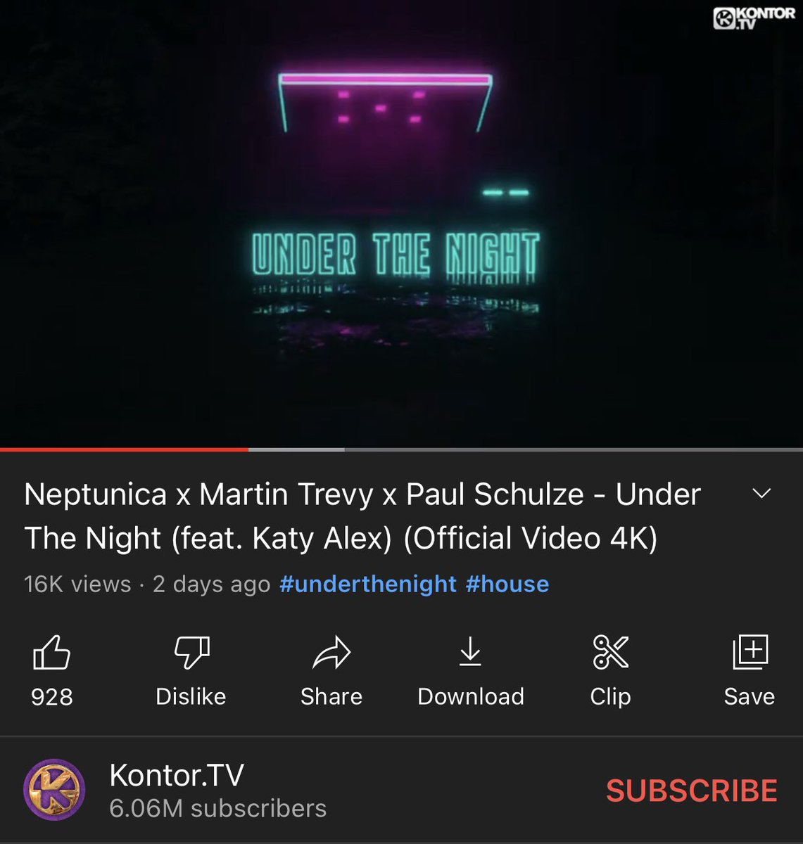 KatyAlexMusic's tweet photo. Big love to @Spotify &amp; @AppleMusic for the playlist support on our latest single ‘Under The Night’. 🥰💜

Make sure you check out the lyric video at ‘Kontor Tv’ on @YouTube. 🙌 https://t.co/Qov4FfiTa1