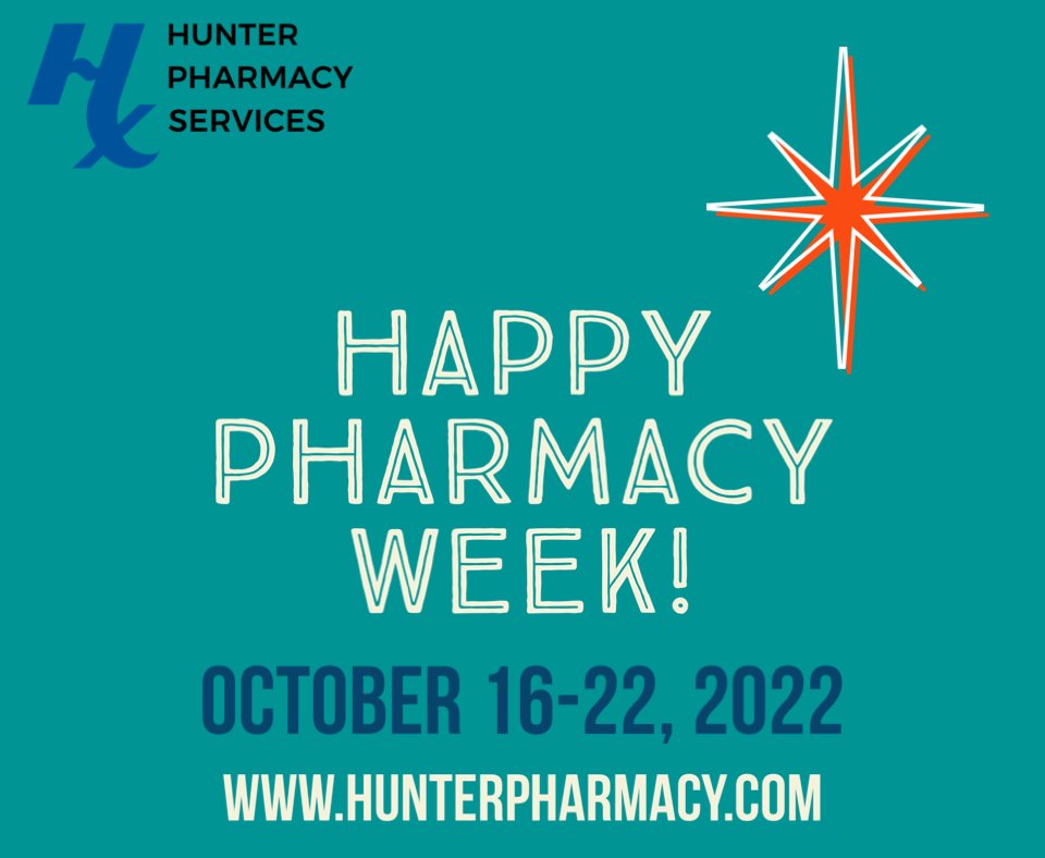 HunterPharmacy's tweet photo. Have a great #PharmacyWeek 2022!!! https://t.co/bPSGQEP7Dn